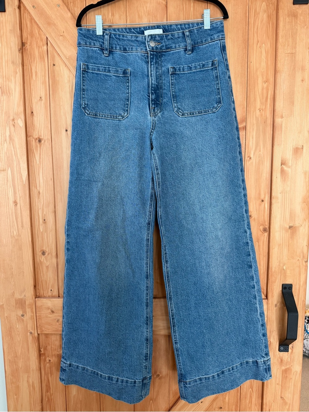 GAP Wide-Leg Denim Jeans in Classic Blue